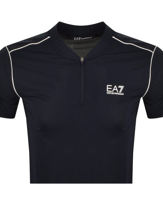 EA7 Blue Emporio Armani Tennis Pro T Shirt for men