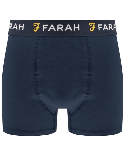 Farah Blue Gonza 3 Pack Trunks for men