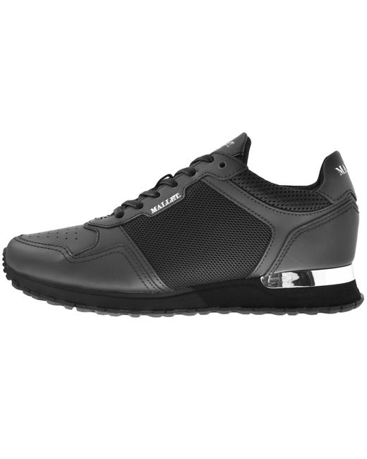 Mallet Black Lowman Trainers for men