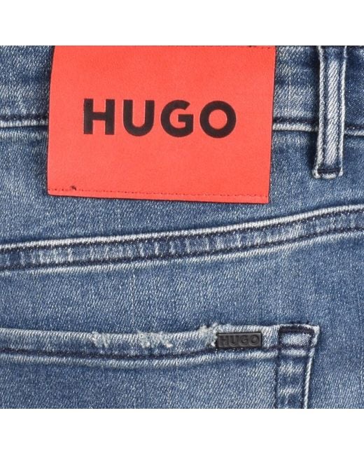 HUGO Blue 634 Tapered Fit Jeans for men