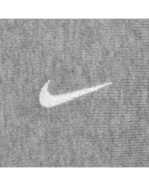 Nike Gray Brushed Quarter Zip Sweatshirt for men