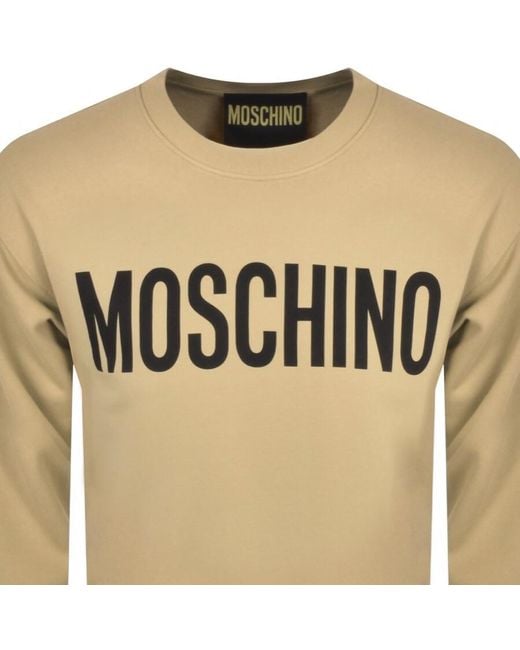 Moschino Natural Logo Sweatshirt for men