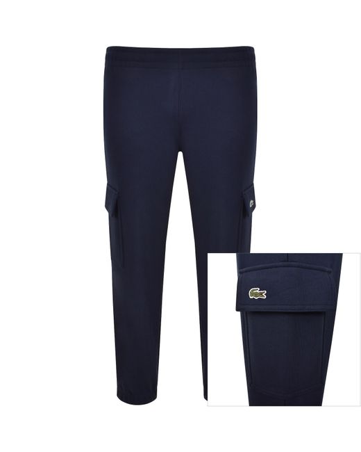 Lacoste Blue Cargo Joggers for men