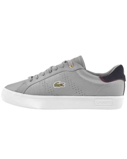 men's powercourt leather trainers