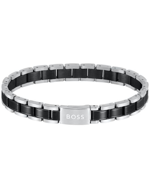 BOSS BUSINESS Metallic Boss Metal Link Essentials Bracelet for men