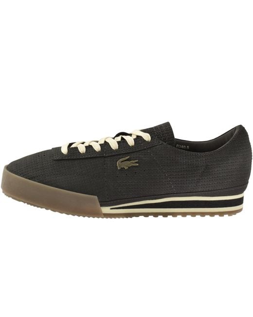 Lacoste Black Aura 126 Trainers Dark for men