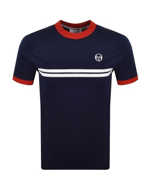 Sergio Tacchini Blue Supermac T Shirt for men