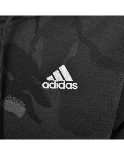 Adidas Originals Black Adidas Sportswear Camo Hoodie for men
