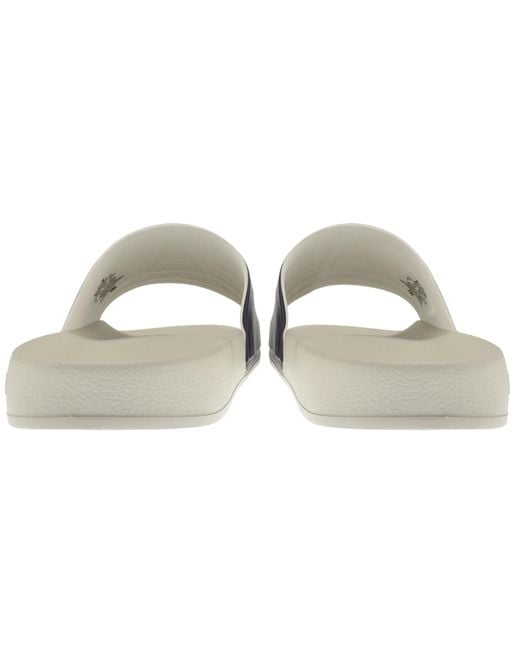 EA7 Blue Emporio Armani Beach Sliders for men