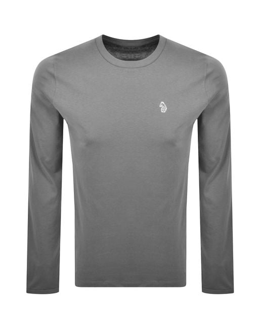 Luke 1977 Gray Johnys 3 Pack Long Sleeve T Shirts for men