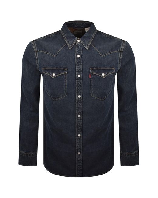 Levi's Blue Barstow Western Shirt for men