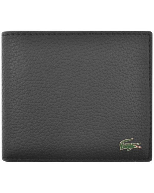 Lacoste Black Billfold Wallet for men