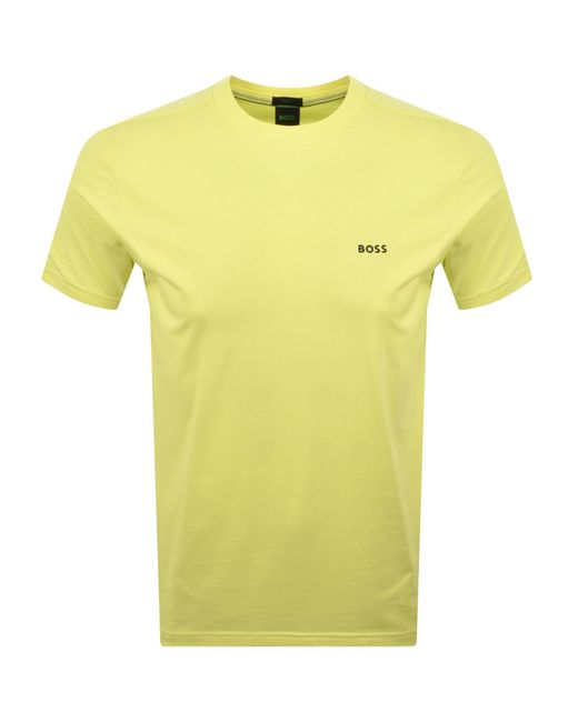 Boss Yellow Boss Tee T Shirt Open for men