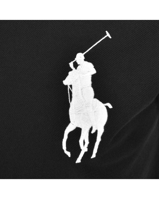 Ralph Lauren Black Logo Polo T Shirt for men