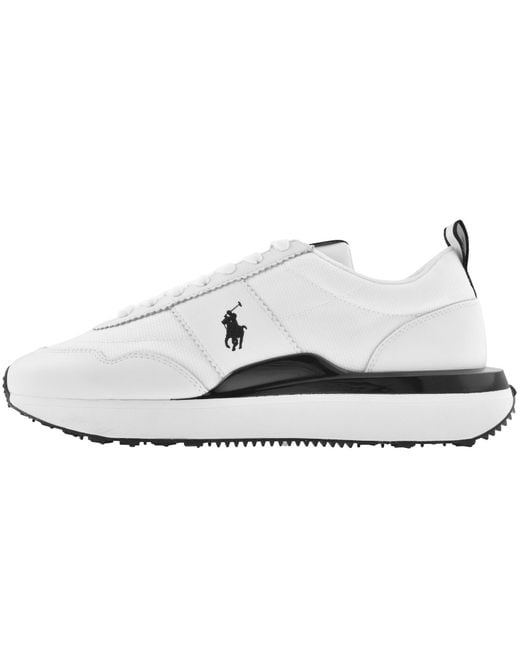 Ralph Lauren White Train 89 Trainers for men
