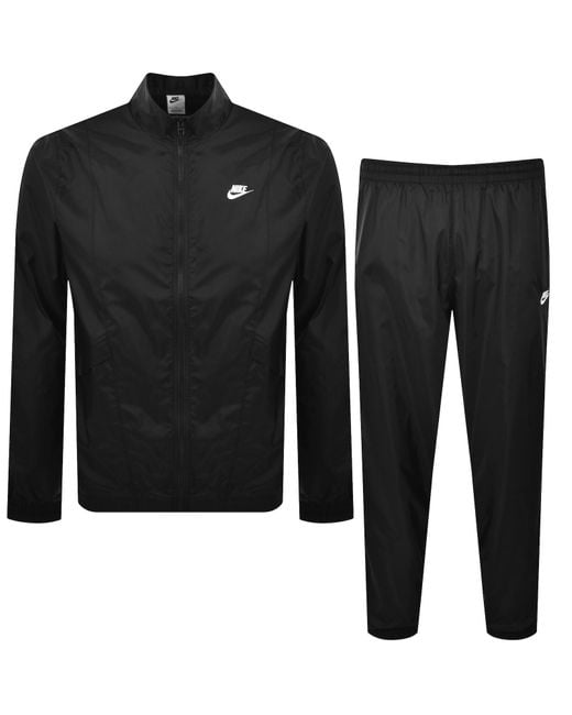 Nike Black Club Woven Tracksuit for men