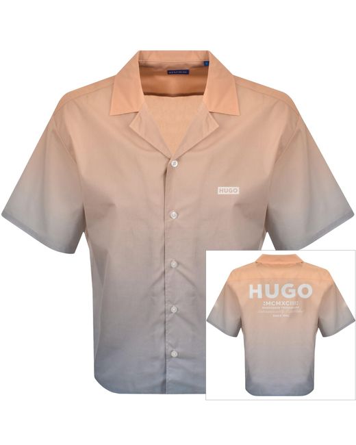 HUGO Gray Gradient Shirt Pastel for men