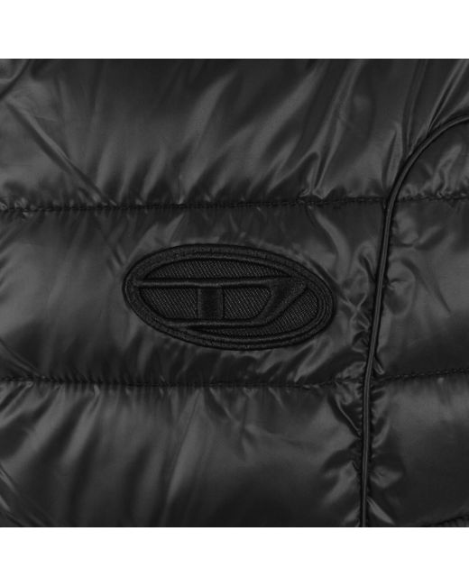 DIESEL Black W Temple Ward Gilet for men