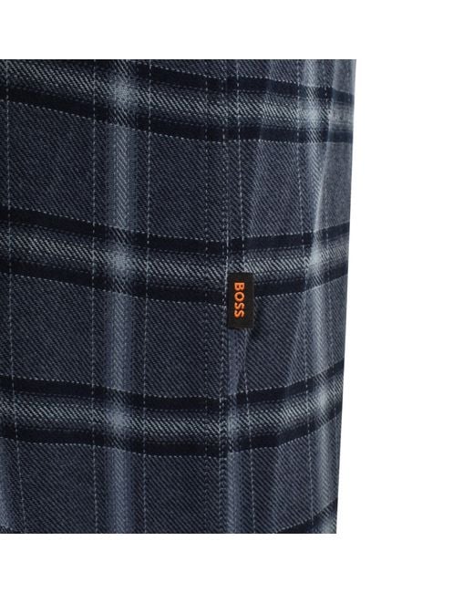 Boss Blue Boss Rickert Check Shirt for men