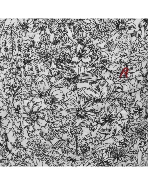 Replay Gray Floral Shirt for men