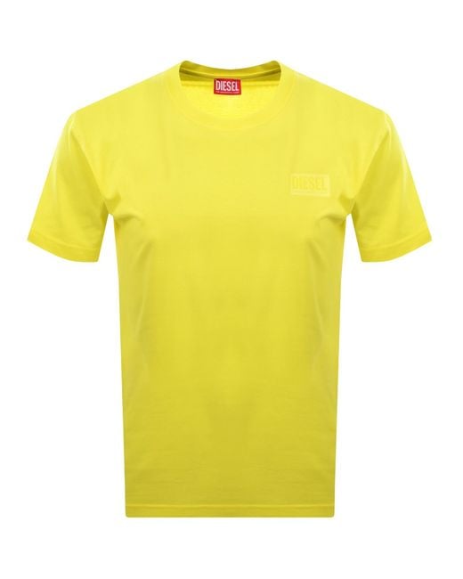 DIESEL Yellow T Norm V13 T Shirt for men