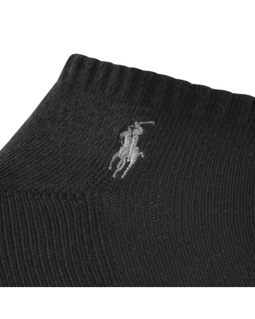 Ralph Lauren Black 6 Pack Socks for men