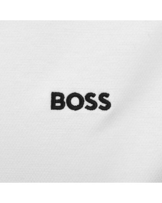 Boss White Boss St Motion Short Sleeve Shirt for men