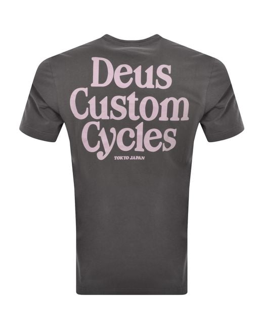 Deus Ex Machina Gray Metro T Shirt for men