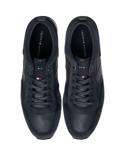Tommy Hilfiger Blue Iconic Runner Trainers for men