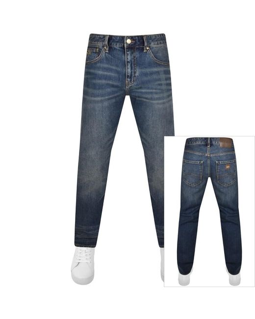 Armani Exchange Blue J13 Slim Fit Jeans for men