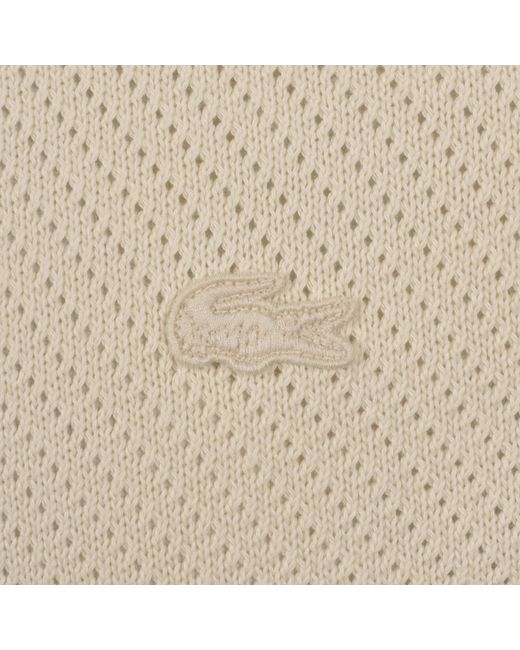 Lacoste Natural Knit Polo Shirt for men