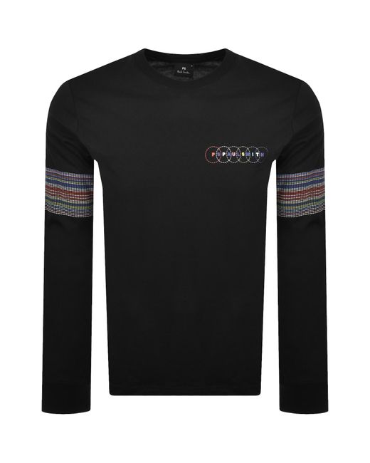 Paul Smith Black Long Sleeve T Shirt for men