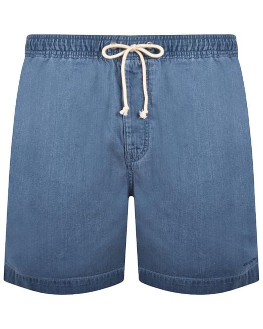 Gant Blue Denim Shorts for men
