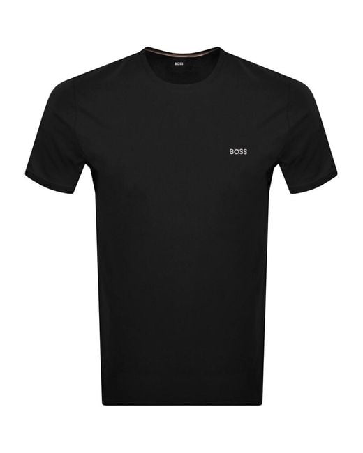 BOSS BUSINESS Black Boss Logo T Shirt for men