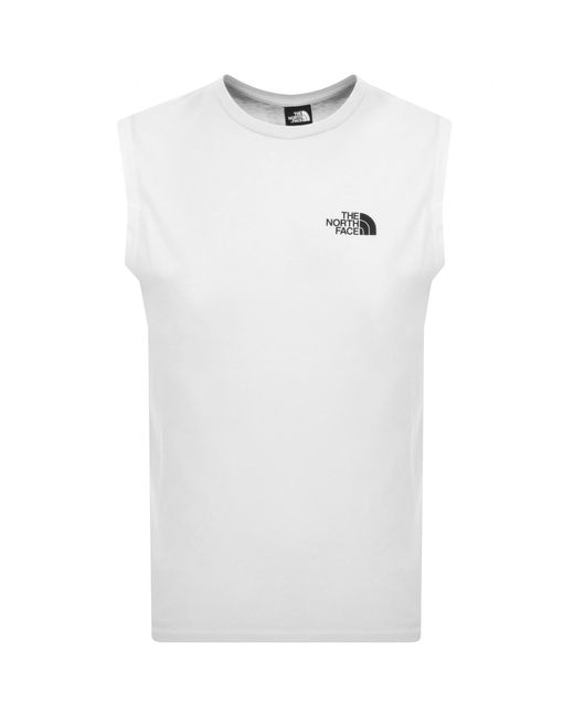 The North Face White Simple Dome Vest for men