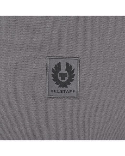 Belstaff Gray Quarter Zip Sweatshirt Tornado for men