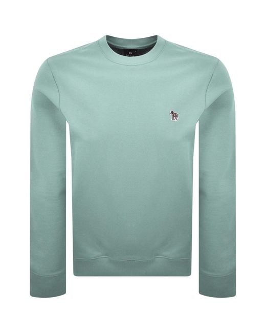 Paul Smith Green Zebra Sweatshirt Light for men