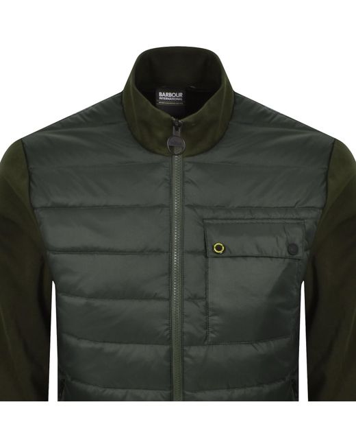 Barbour Green Heysham Sweatshirt for men