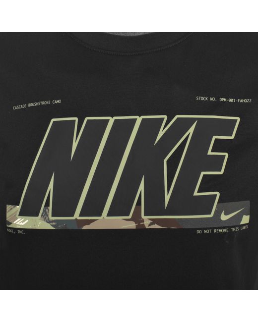 Nike Black Training Logo T Shirt for men