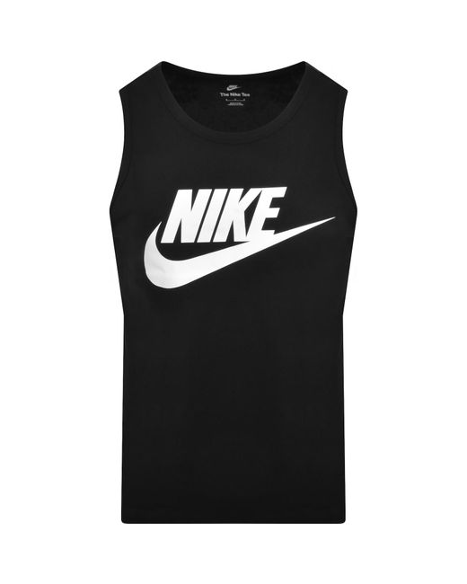 Nike Black Futura Icon Logo Vest T Shirt for men