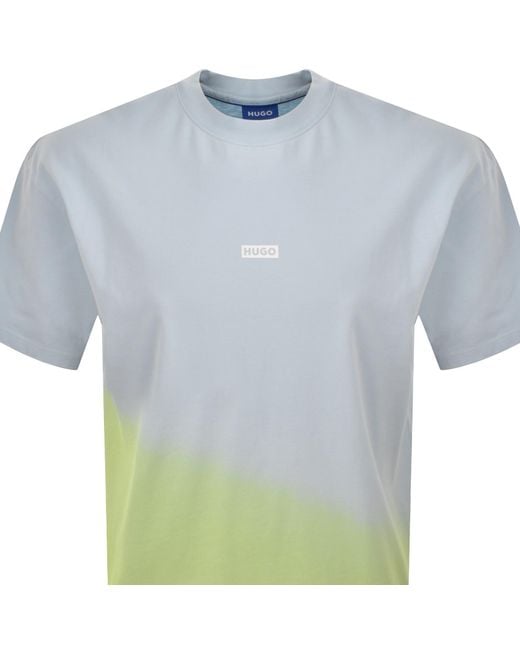 HUGO Blue Nalono T Shirt for men