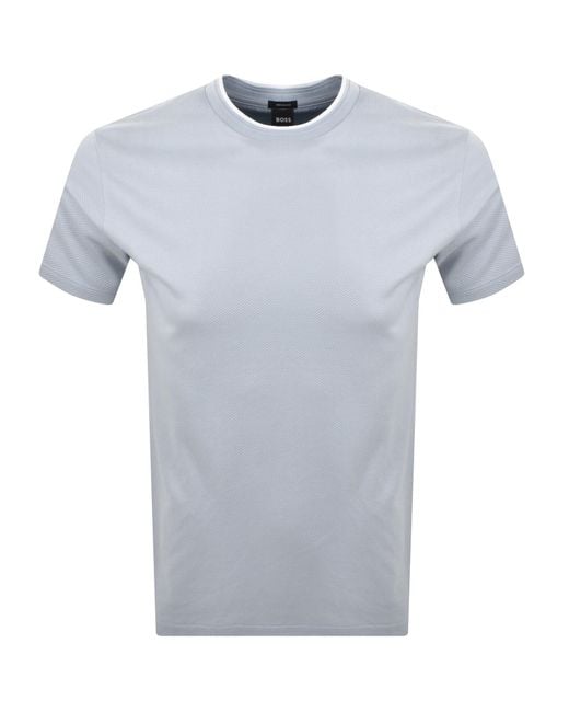 BOSS BUSINESS Blue Boss H Thompson 59 T Shirt for men