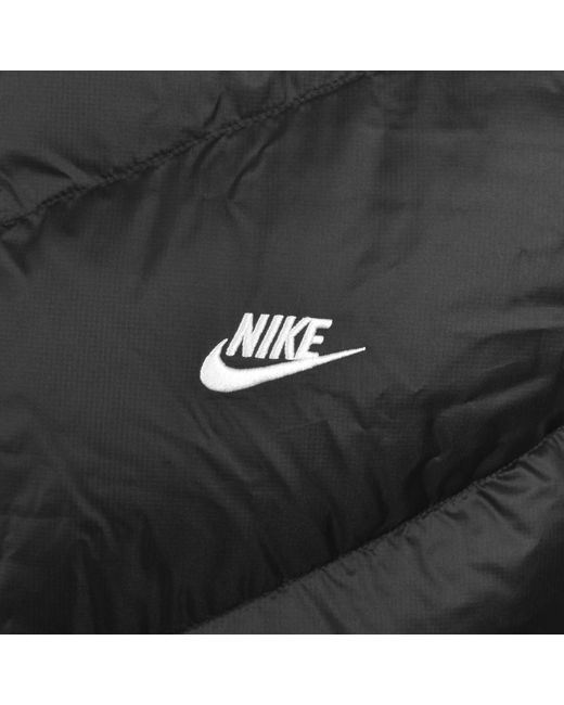 Nike Black Windrunner Statement Down Gilet for men