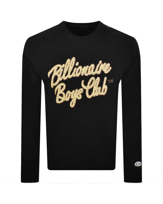 BBCICECREAM Black Script Logo Sweatshirt for men