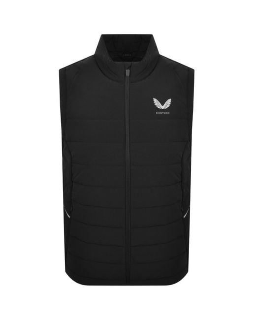 Castore Black Quilted Gilet for men