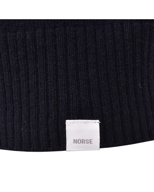 Norse Projects Blue Marino Lambswool Jumper for men