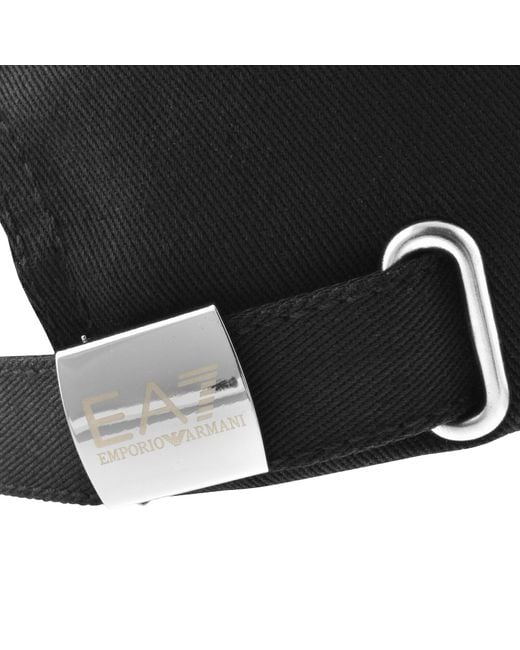 EA7 Black Emporio Armani Core Id Cap for men