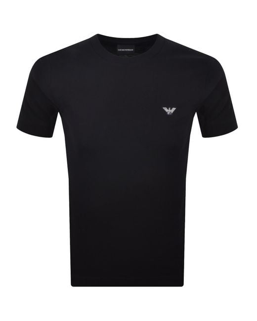 Armani Black Emporio Slim Fit T Shirt for men