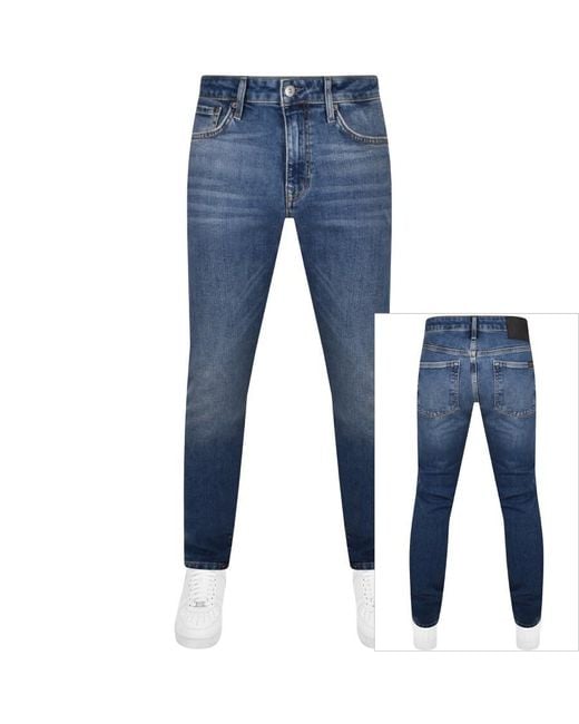 Superdry Blue Vintage Slim Fit Jeans for men