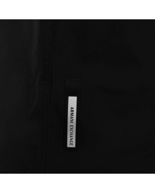 ARMANI EXCHANGE Black Short Sleeved Shirt for men